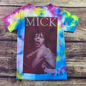 Rolling Stones Mick Concert Band T-shirt Small Tie-Dye